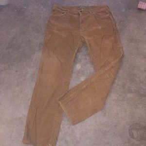 Corduroy tan pants!  Size 36x34